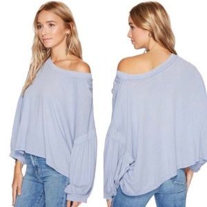 Free People We The Free Balloon Sleeve Crop